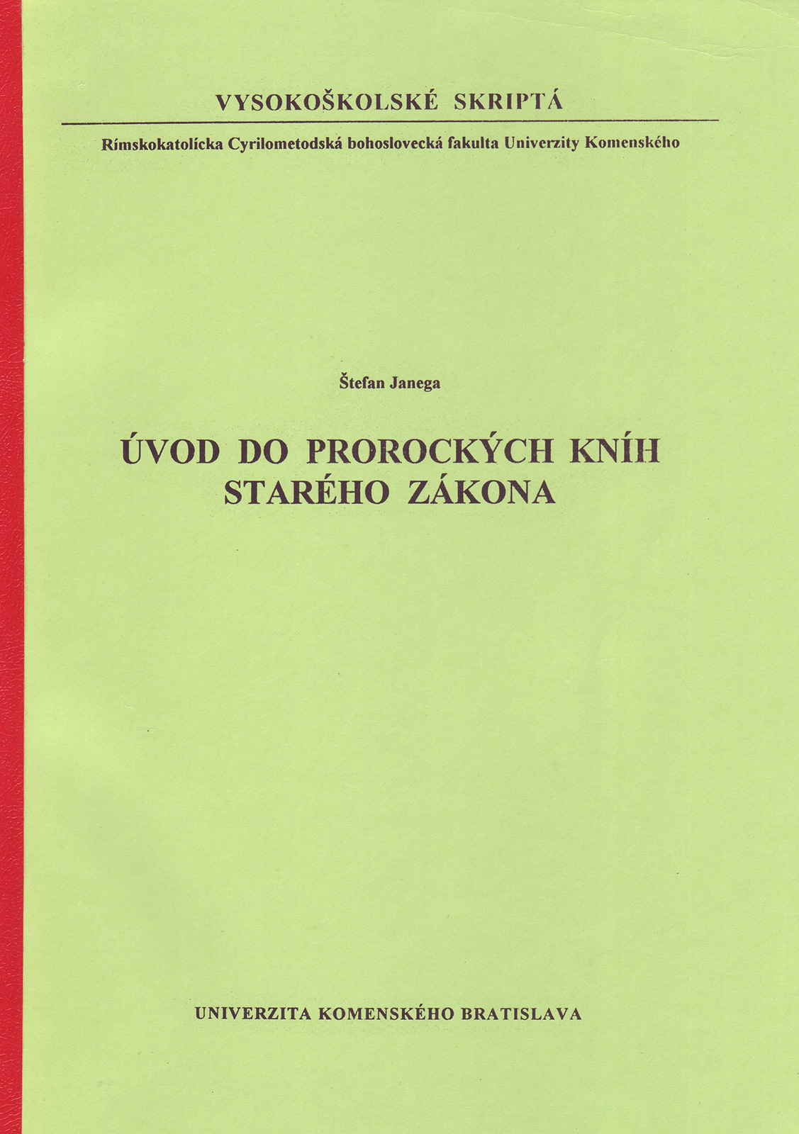 Úvod do prorockých kníh Starého zákona