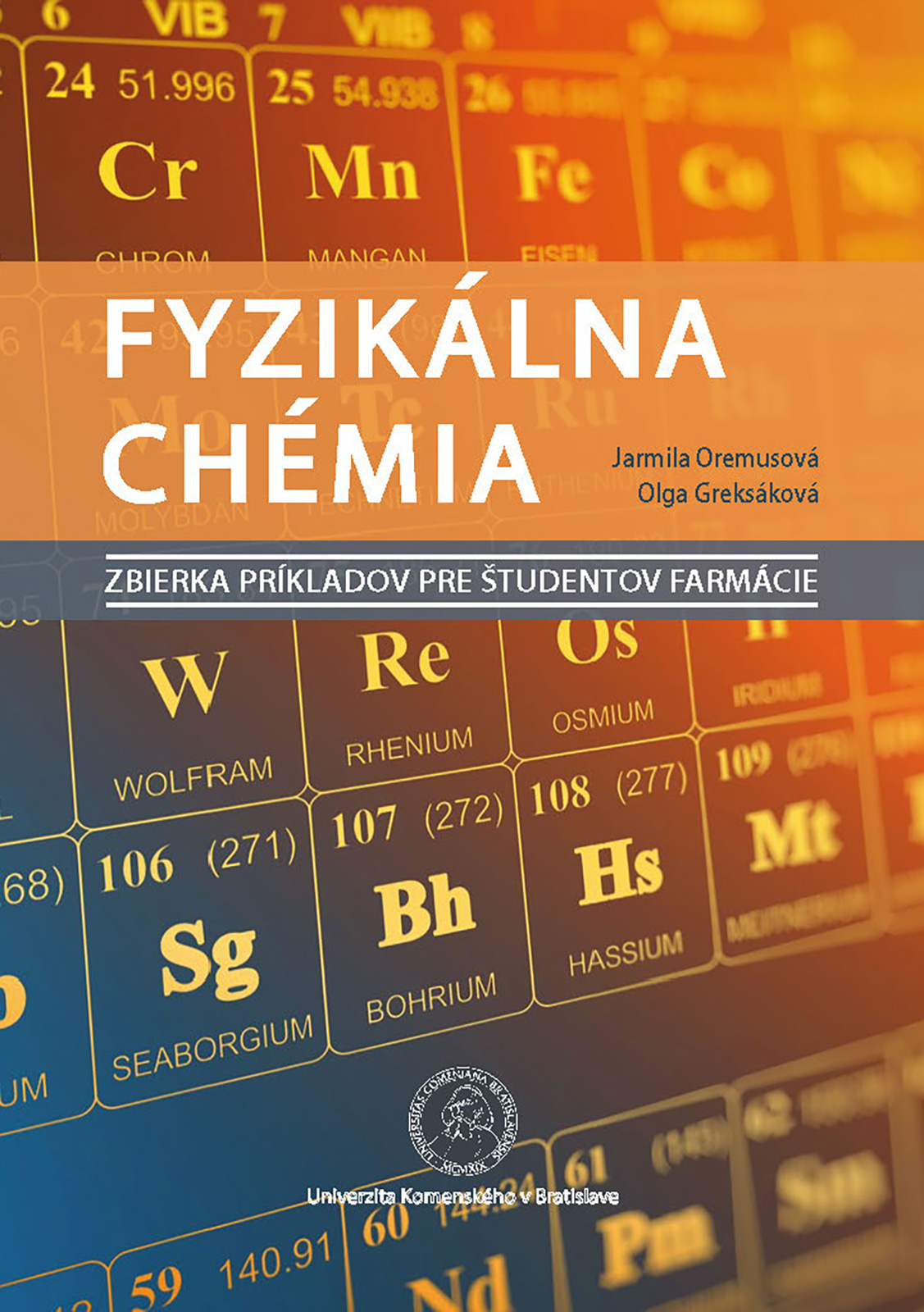 Fyzikálna chémia – Zbierka príkladov pre študentov farmácie