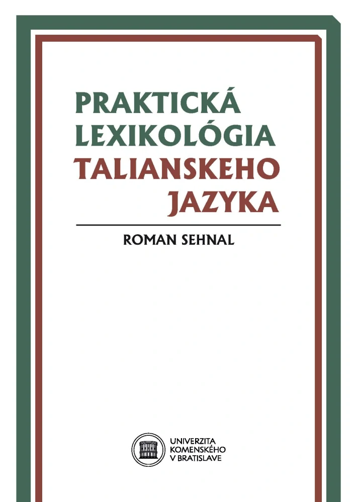 Praktická lexikológia talianskeho jazyka