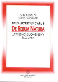 Titus Lucretius Carus: De rerum natura – Latinsko-slovenský slovník