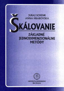 Škálovanie – Základné jednodimenzionálne metódy