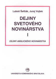 Dejiny svetového novinárstva I: Dejiny anglického novinárstva