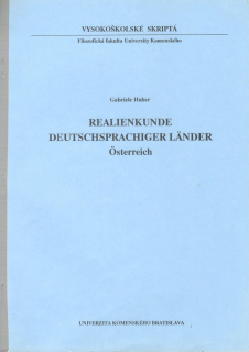REALIENKUNDE DEUTSCHSPRACHIGER LÄNDER. Österreich 