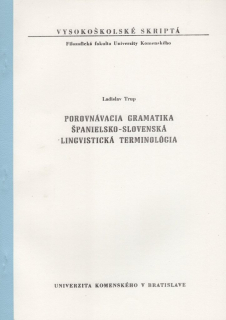 Porovnávacia gramatika španielsko-slovenská. Lingvistická terminológia 
